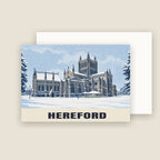 Hereford Christmas card with its envelope