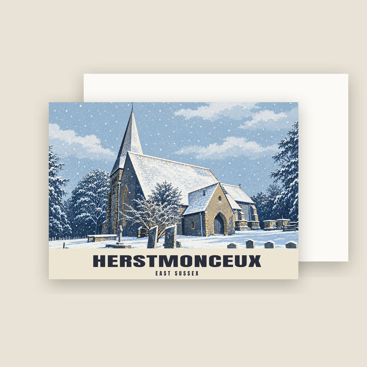 All Saints Church, Herstmonceux Christmas Cards (Pack of 10)