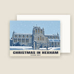 Hexham Abbey Christmas card with its envelope