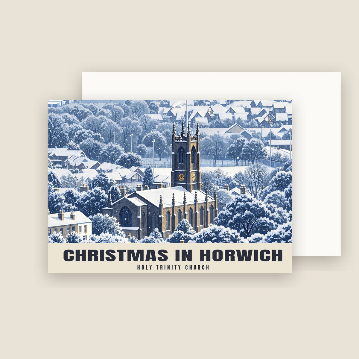 Holy Trinity Church, Horwich Christmas card with its envelope