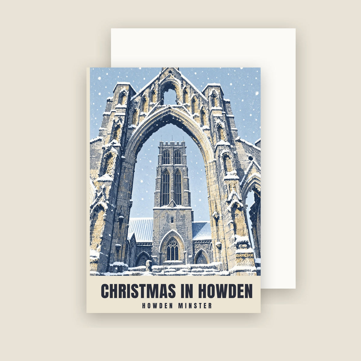 Howden Minster Christmas card with its envelope