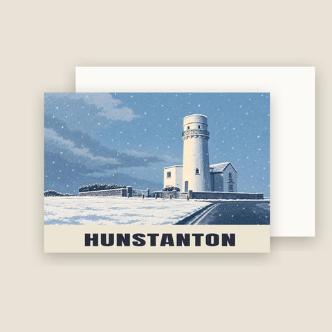 Hunstanton Lighthouse Christmas Cards (Pack of 10)