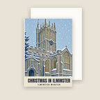 Ilminster Minster Christmas card with its envelope