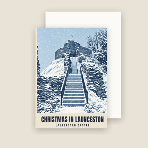 Launceston Castle Christmas Cards (Pack of 10)