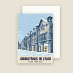 Leigh Town Hall Christmas card with its envelope