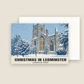 Leominster Priory Christmas card with its envelope
