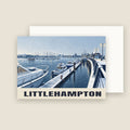 Littlehampton Marina Christmas card with its envelope