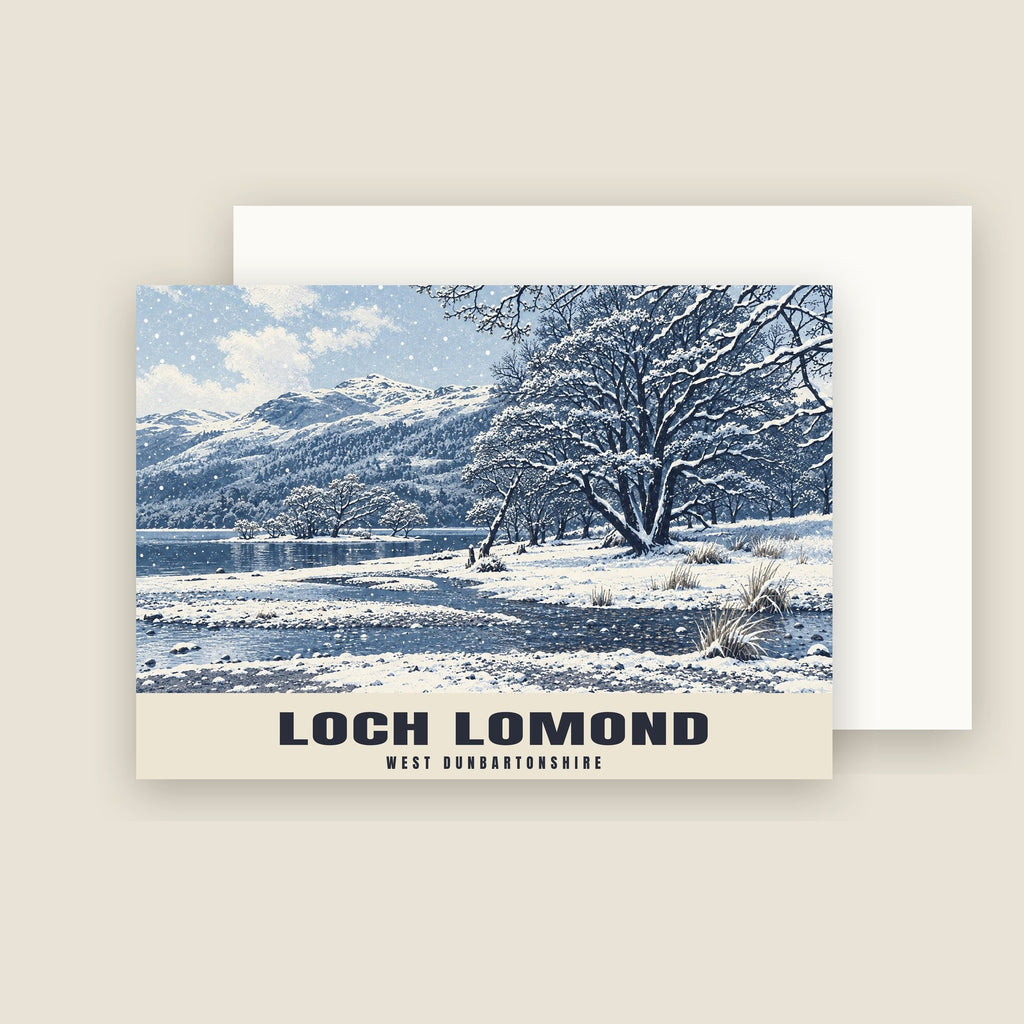 Loch Lomond Christmas card with its envelope