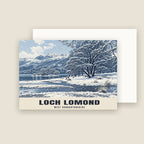 Loch Lomond Christmas card with its envelope