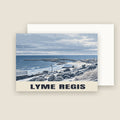 Lyme Regis Christmas card with its envelope