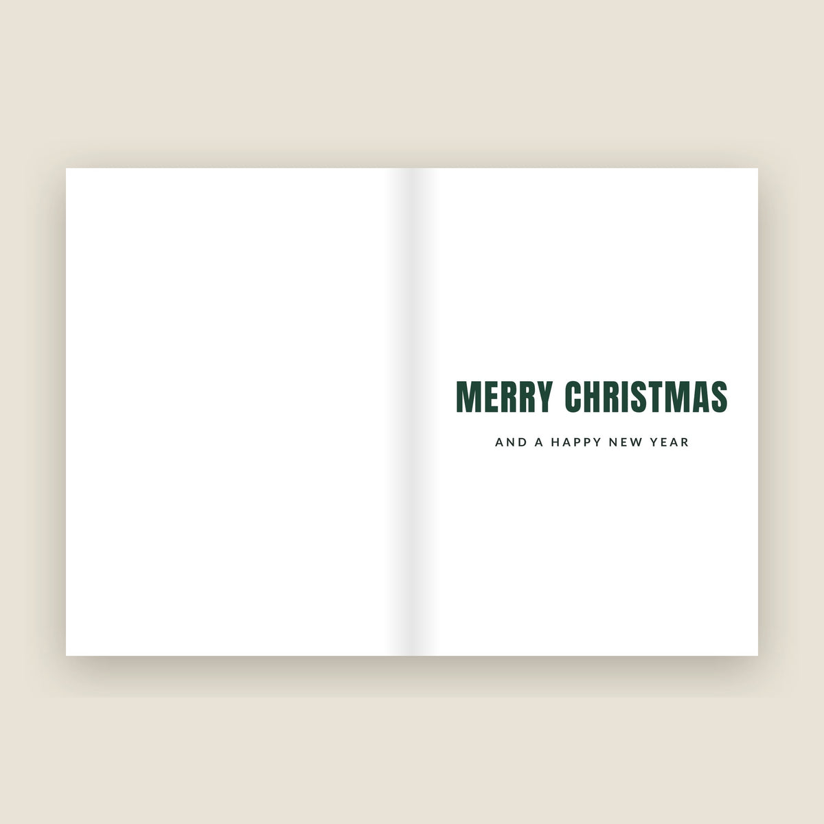 Inside the Manchester Town Hall Christmas card: Merry Christmas and a Happy New Year