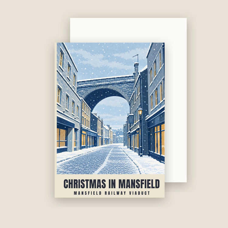 Mansfield Railway Viaduct Christmas Cards (Pack of 10)