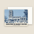 St Guthlac’s Church, Market Deeping Christmas card with its envelope