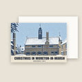 Redesdale Hall, Moreton-in-Marsh Christmas card with its envelope