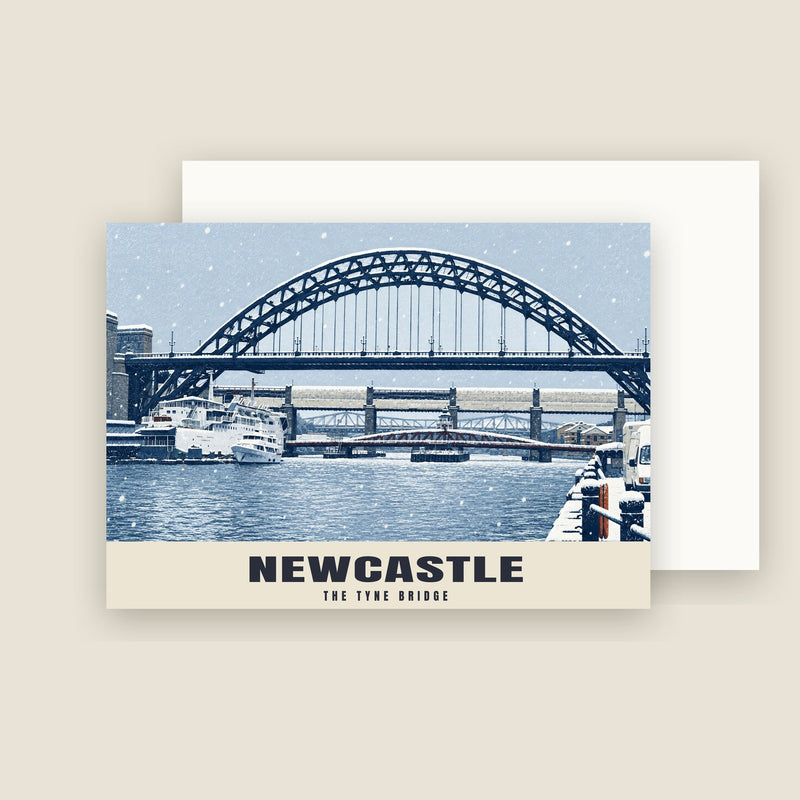 Weihnachtskarten Tyne Bridge, Newcastle (10er-Pack)