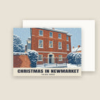 Palace House, Newmarket Christmas card with its envelope
