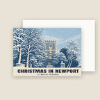 St Woolos Cathedral, Newport Christmas card with its envelope