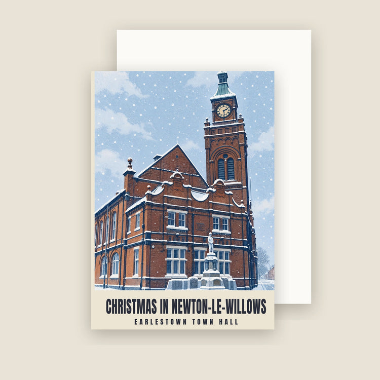 Earlestown Town Hall, Newton-le-Willows Christmas Cards (Pack of 10)