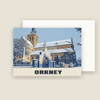 Orkney Christmas card with its envelope