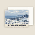 Penmaenmawr Christmas card with its envelope