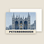 Peterborough Cathedral Christmas card with its envelope