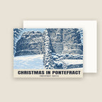 Pontefract Castle Christmas card with its envelope