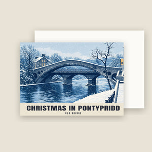 Old Bridge, Pontypridd Christmas Cards (Pack of 10)