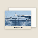 Poole Quay Christmas card with its envelope