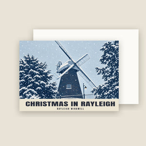 Rayleigh Windmill Christmas Cards (Pack of 10)
