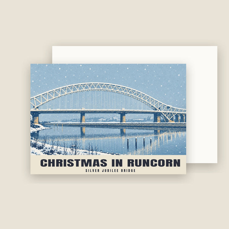 Silver Jubilee Bridge, Runcorn Christmas Cards (Pack of 10)