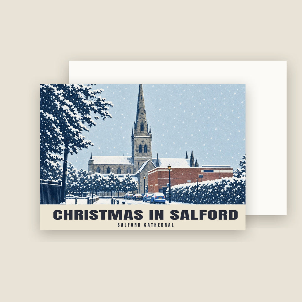 Salford Cathedral Christmas card with its envelope