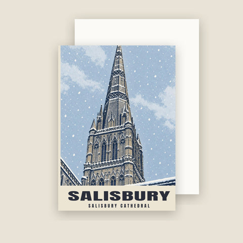 Tarjetas de Navidad de la Catedral de Salisbury (paquete de 10)