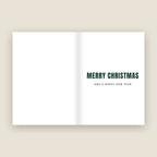Inside the Salisbury Cathedral Christmas card: Merry Christmas and a Happy New Year