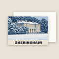 Sheringham Park Christmas card with its envelope