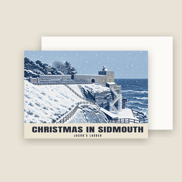 Jacob’s Ladder, Sidmouth Christmas Cards (Pack of 10)
