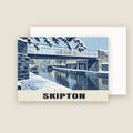 Skipton Christmas card with its envelope