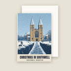 Southwell Minster Christmas card with its envelope