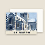 St Asaph Cathedral Christmas card with its envelope