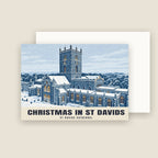 St Davids Cathedral Christmas card with its envelope