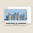 Burghley House, Stamford Christmas card with its envelope