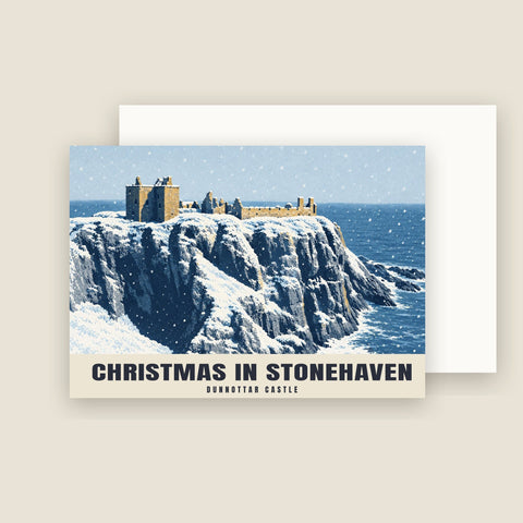 Dunnottar Castle, Stonehaven Christmas Cards (Pack of 10)