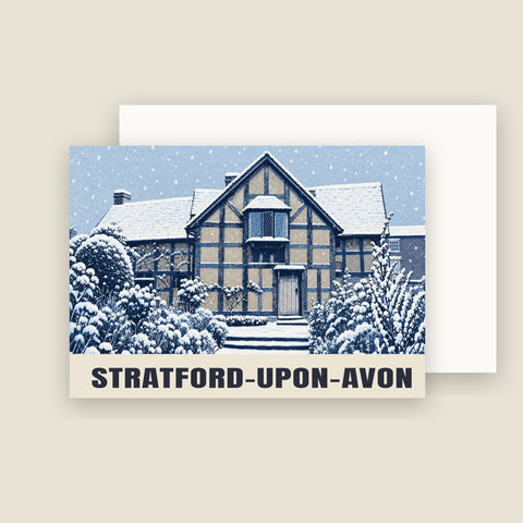 Shakespeare's Birthplace, Stratford-upon-Avon Christmas Cards (Pack of 10)