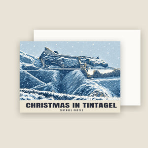 Tintagel Castle Christmas Cards (Pack of 10)