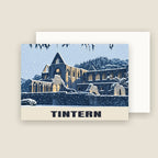Tintern Abbey Christmas card with its envelope