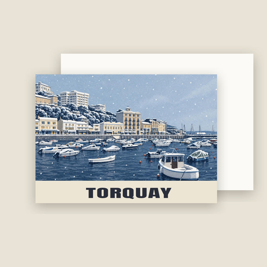 Torquay Christmas card with its envelope