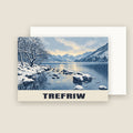 Llyn Crafnant, Trefriw Christmas card with its envelope