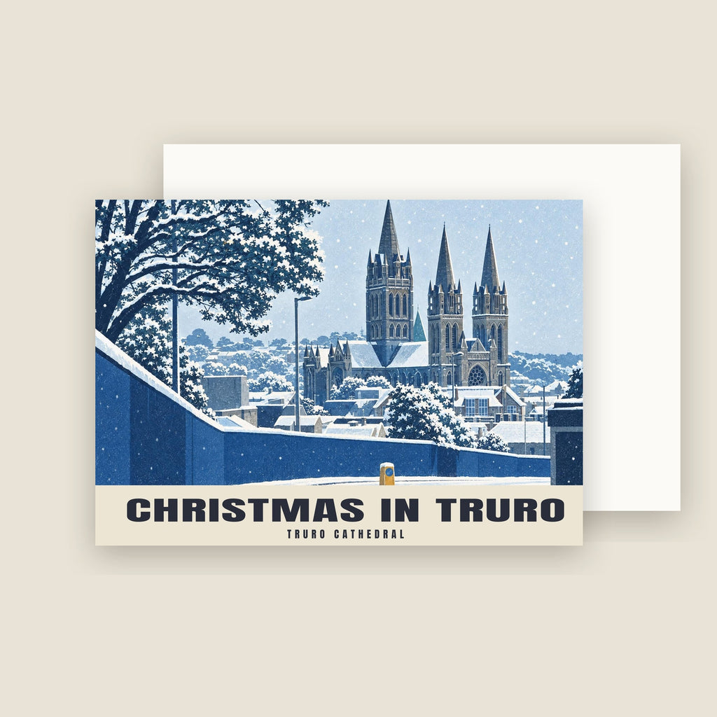 Truro Cathedral Christmas card with its envelope