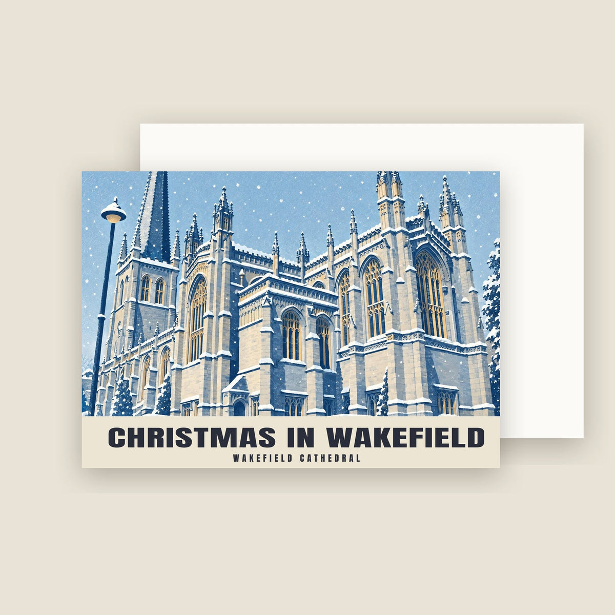 Wakefield Cathedral Christmas card with its envelope