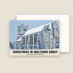 Waltham Abbey Church Christmas card with its envelope