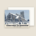 Lady St Mary Church, Wareham Christmas card with its envelope
